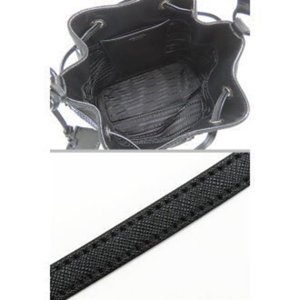 Prada Nylon Drawstring Bag Handbag Crossbody Poch… - image 8